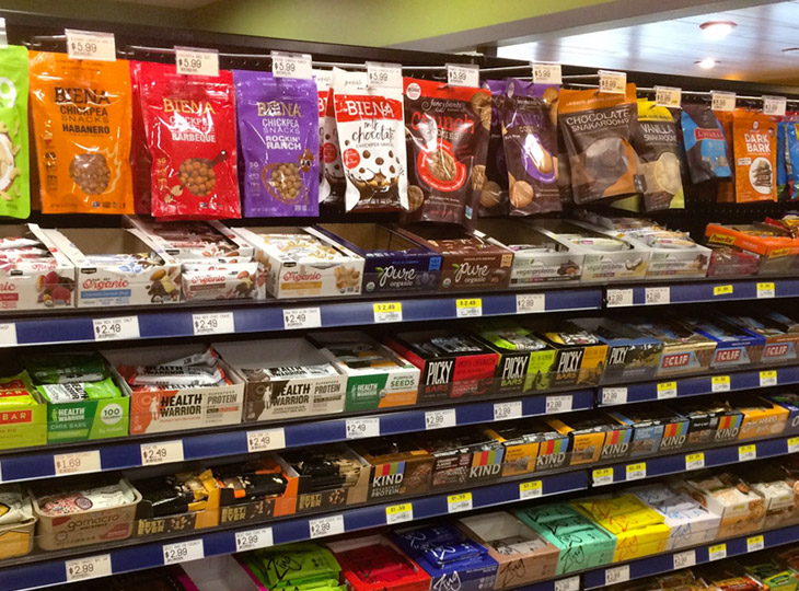 Convenience food shelves Convenience food shelves